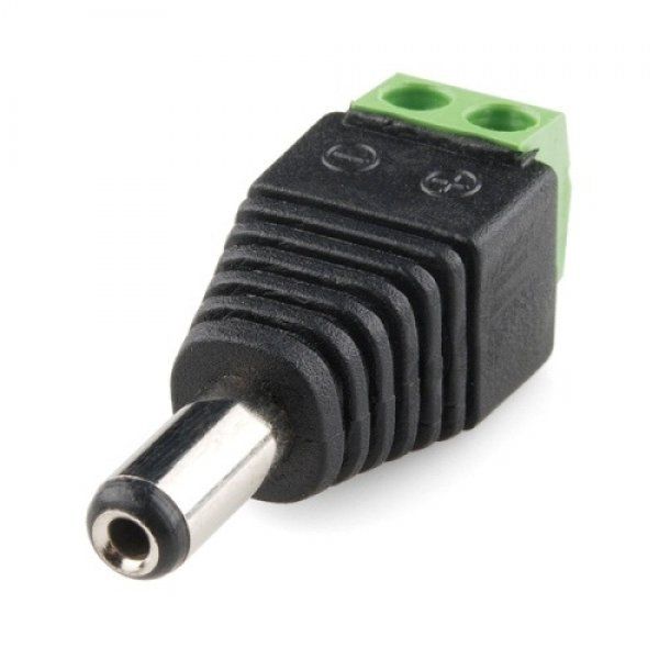Conector Plug Dc Corriente Hembra 2.1 Mm 12v X Unidad